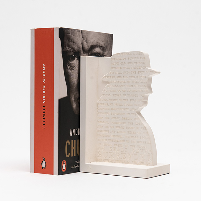 Winston Churchill Book End - Single