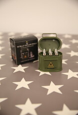 Bullet Ice Cubes in Ammo Case Silver