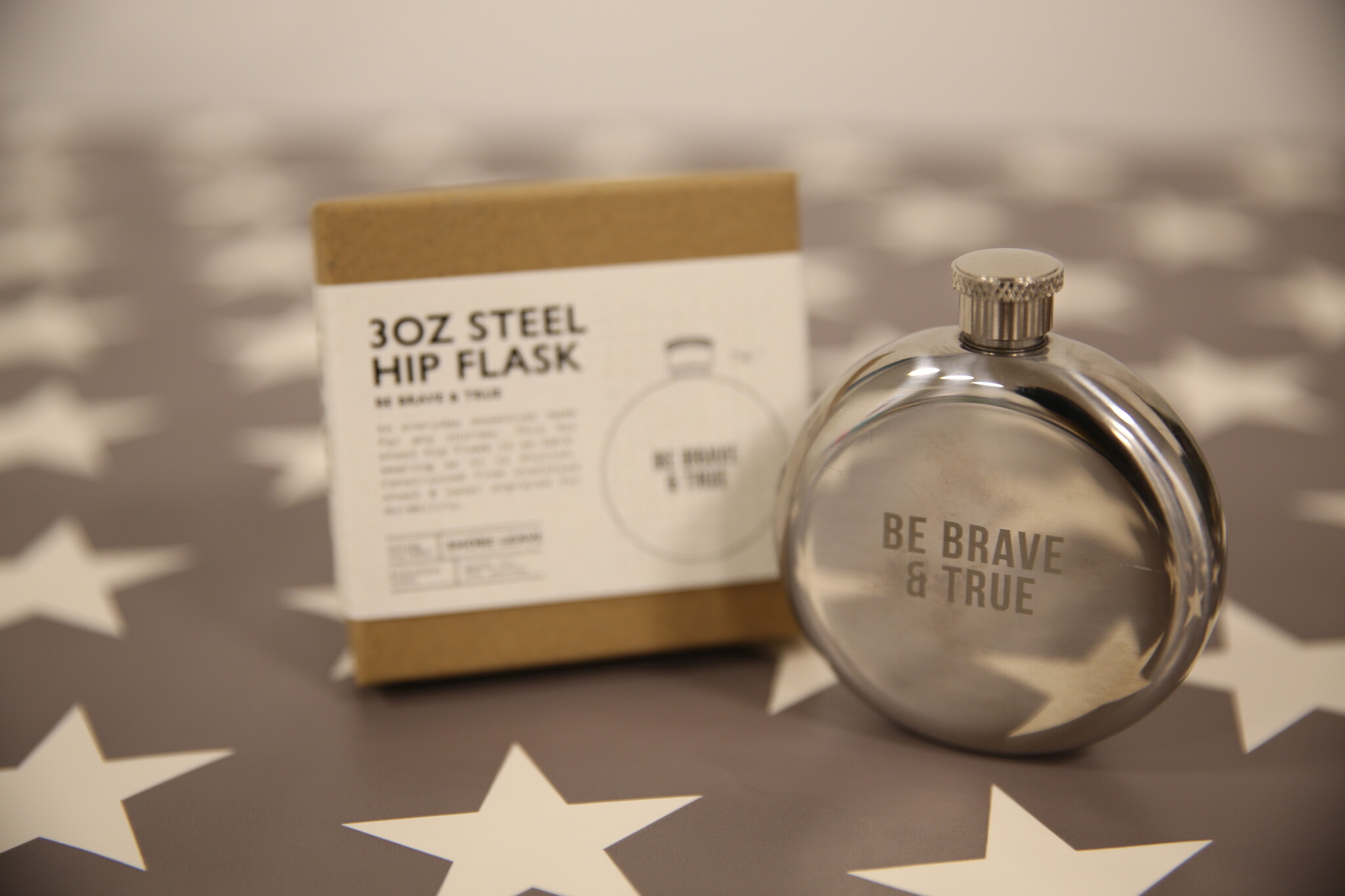 Hip Flask - Be Brave and True