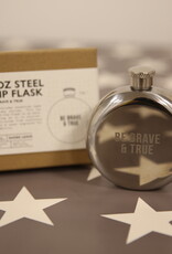 Hip Flask - Be Brave and True