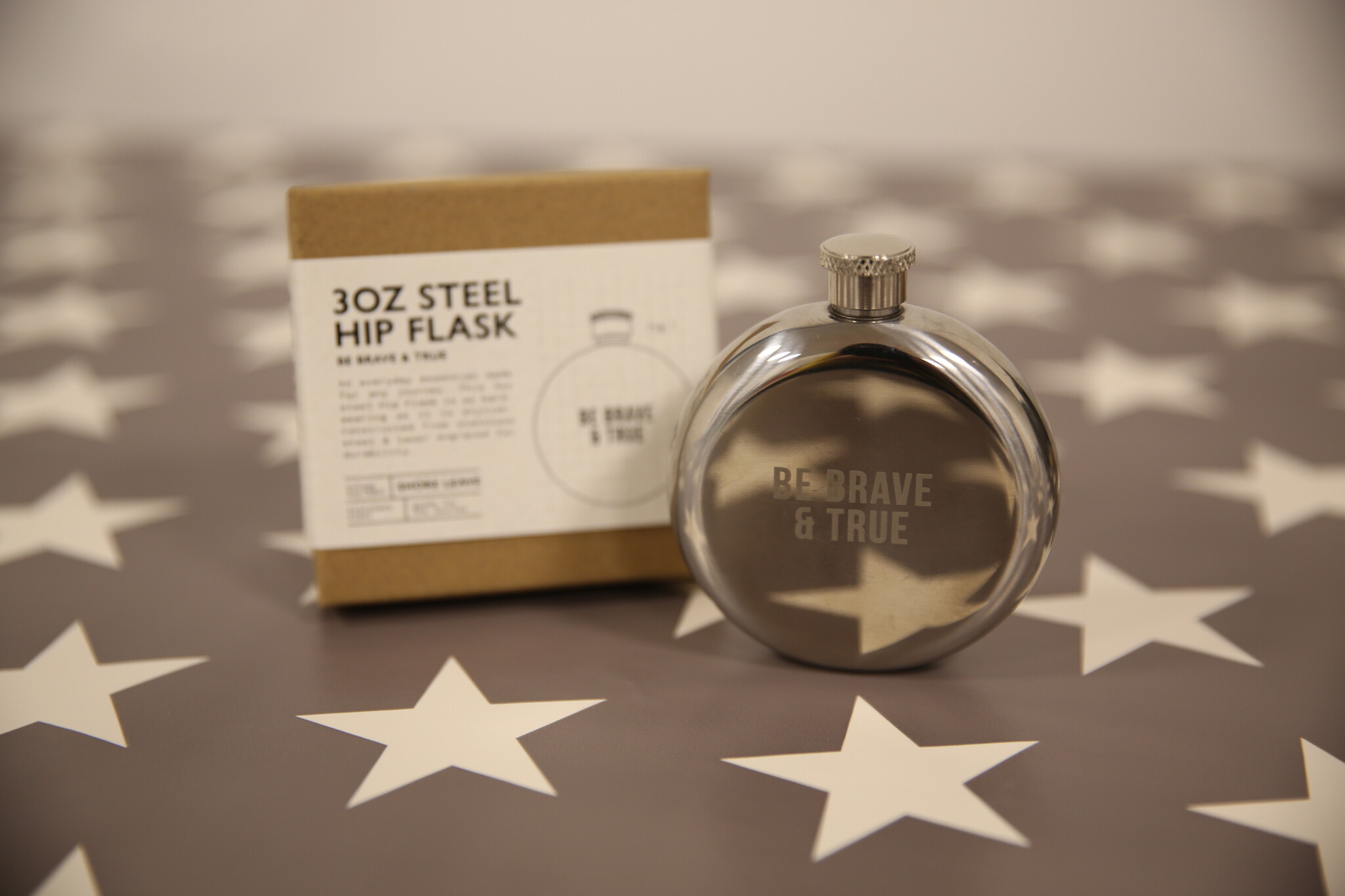 Hip Flask - Be Brave and True