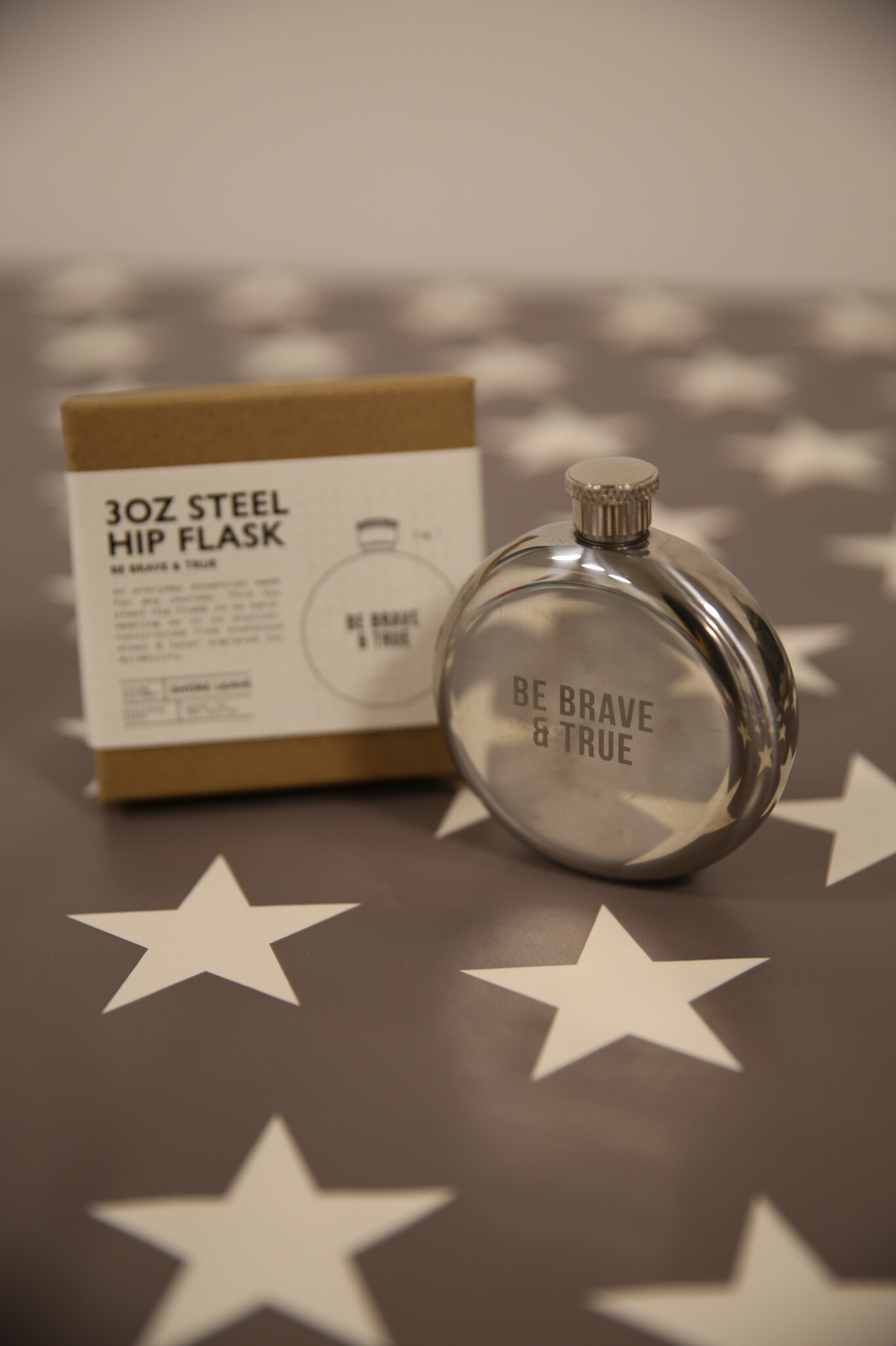 Hip Flask - Be Brave and True