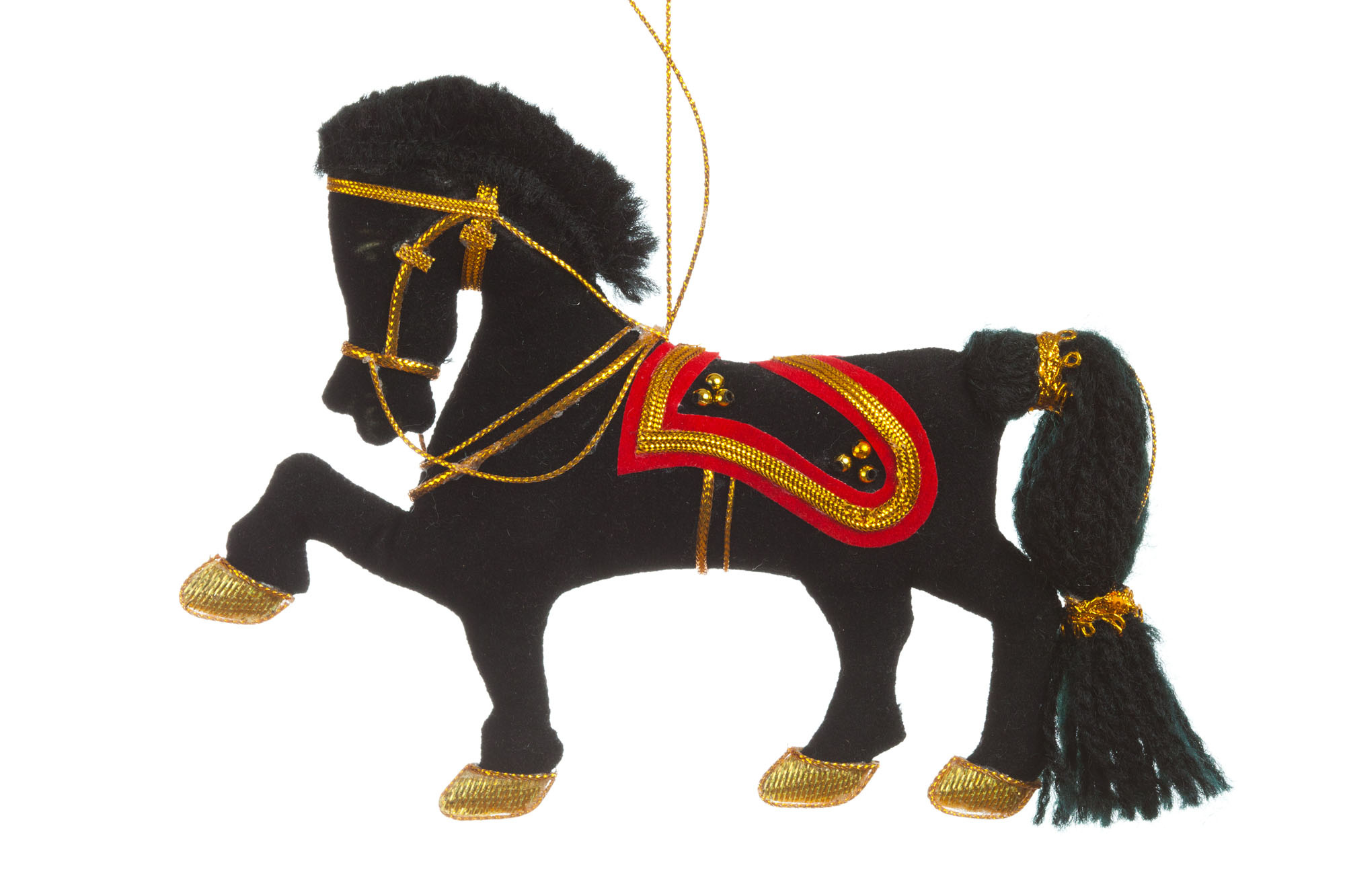 Black Household Cavalry Horse - Decoration