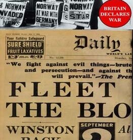 Britain declares War newspaper (WW2)