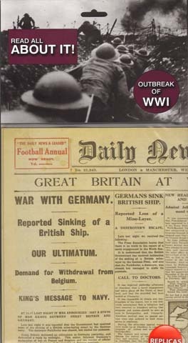 Outbreak of World War One (newspaper)