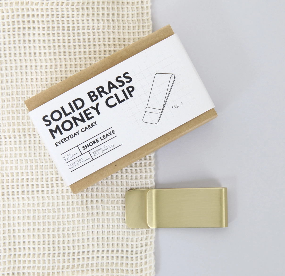 Brass Money Clip
