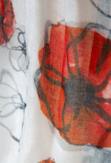 Field Poppy Large Scarf