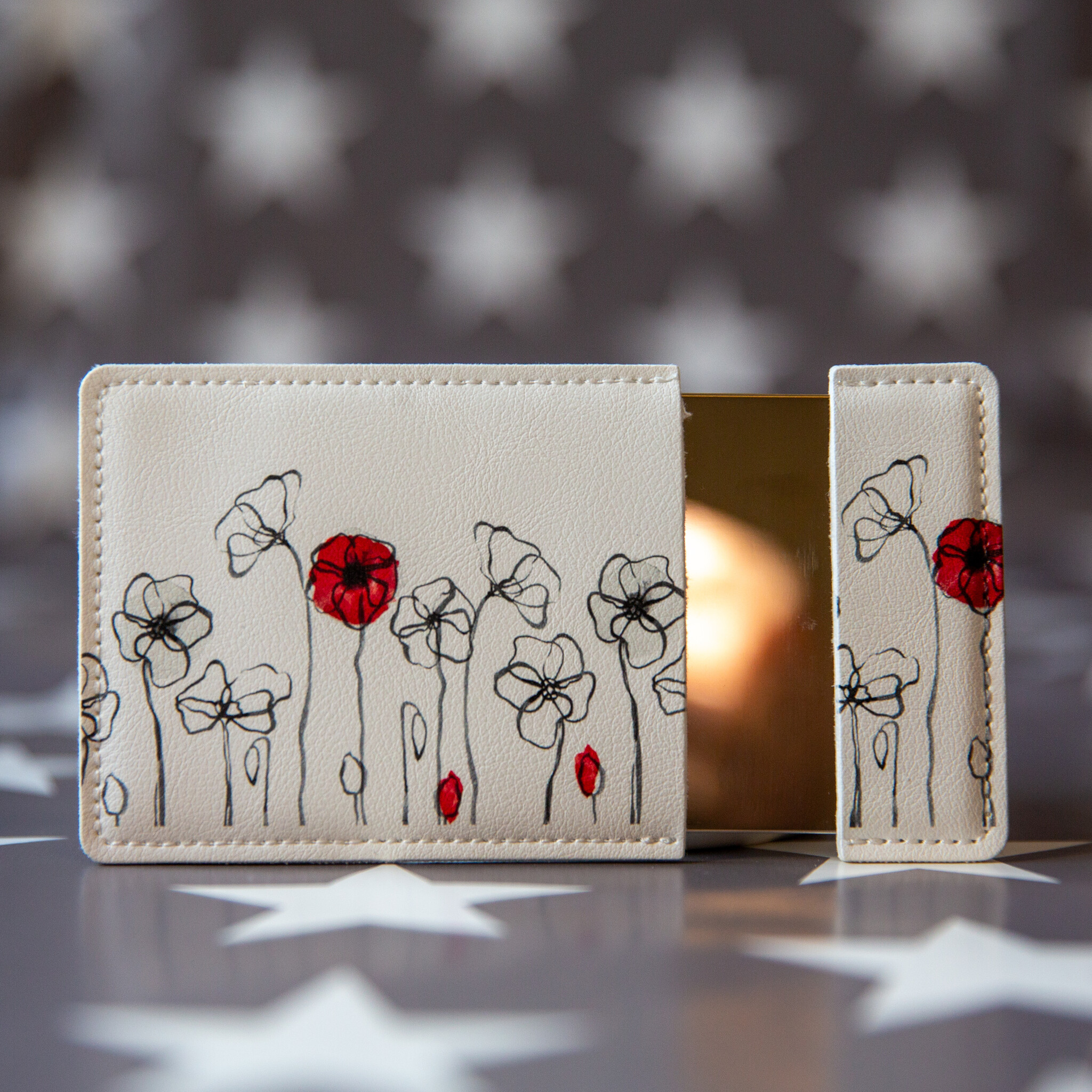 Poppy Field Pocket Mirror