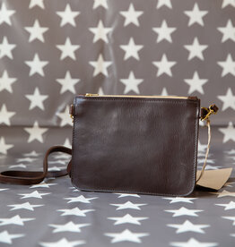 Frankie Leather Clutch