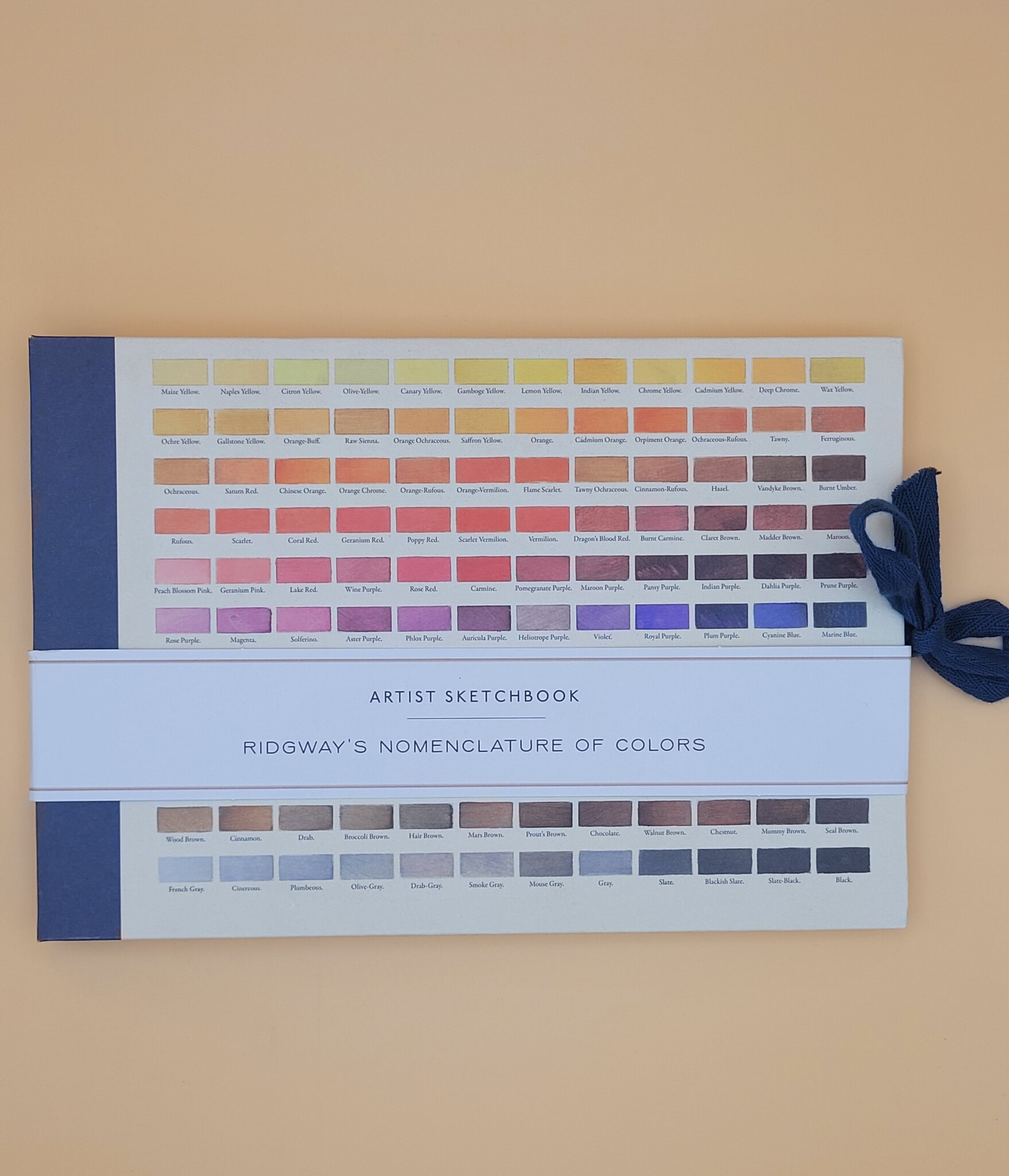 Artist Sketchbook Nomenclature of Colours