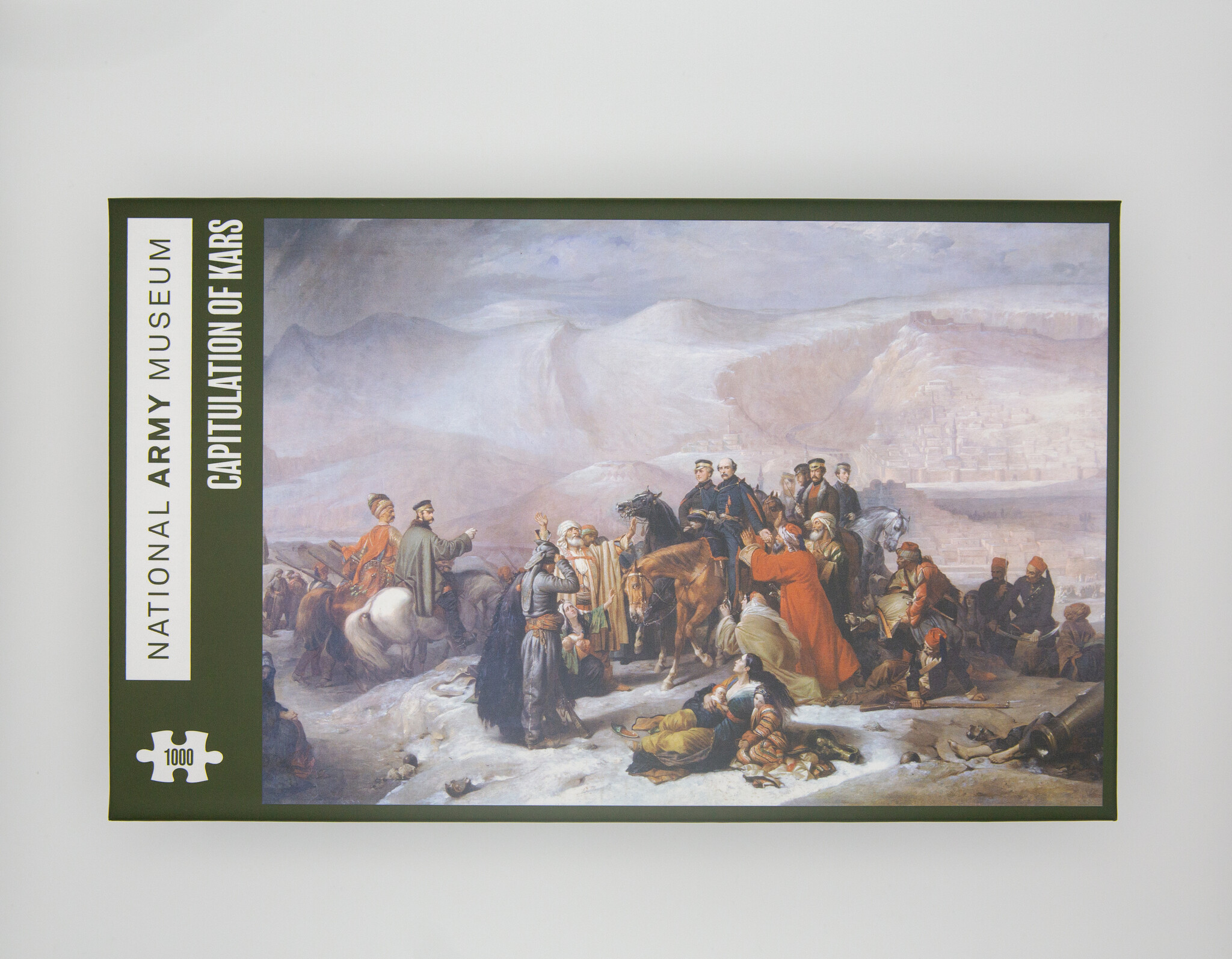 Jigsaw  1000 pieces (69cm x 48cm) The Capitulation of Kars, Crimean War, 28 November 1855
