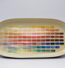 Oval Enamel Printed Tray Nomenclature of Colours