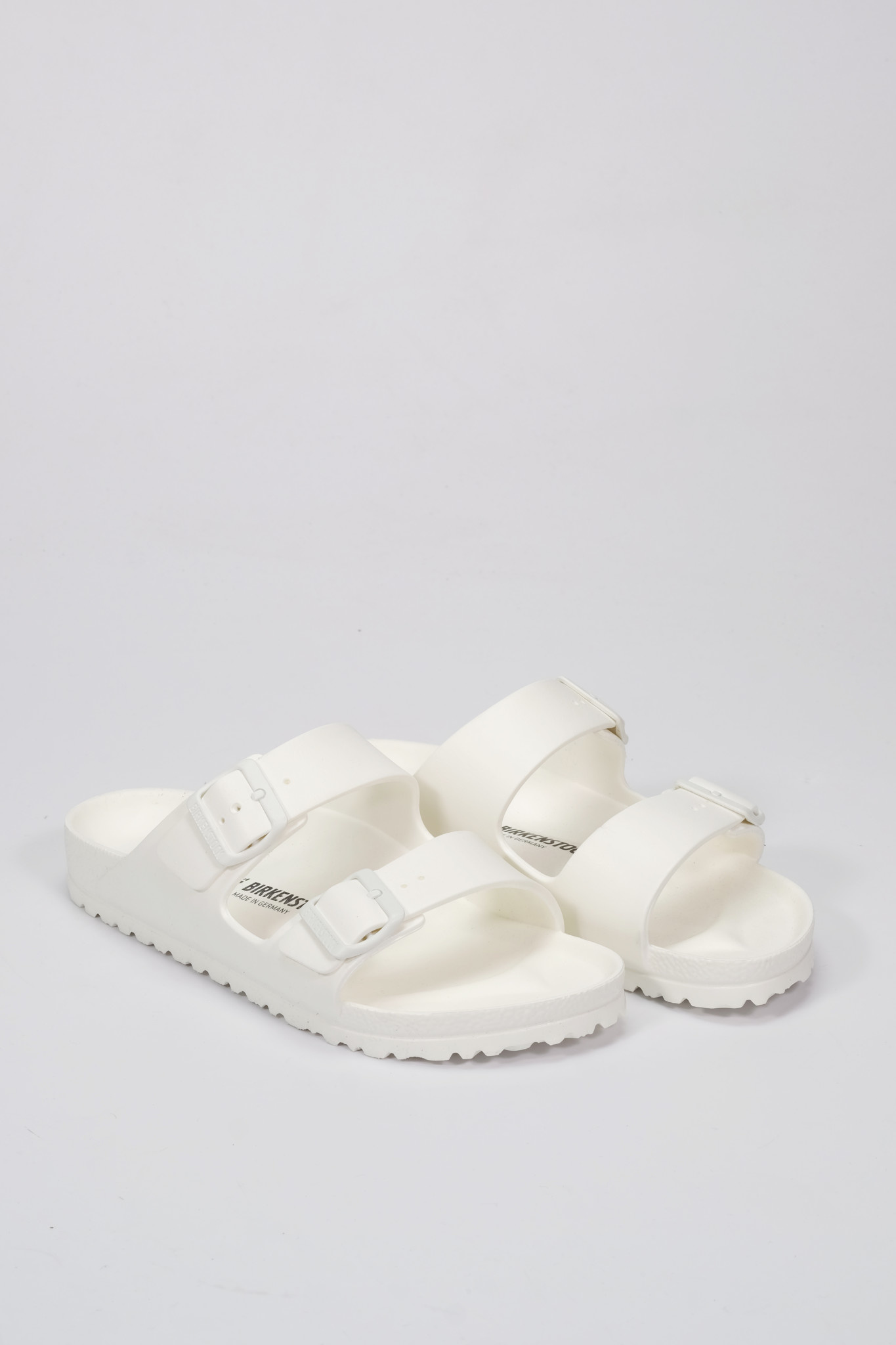all white birkenstocks