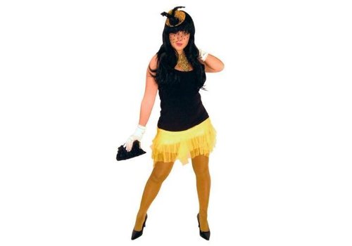 Tule rokje neon geel kids 