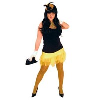 Tule rokje neon geel kids