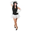 Tule rokje zilver lurex kids