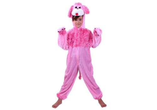 Poedel pluche roze kids 