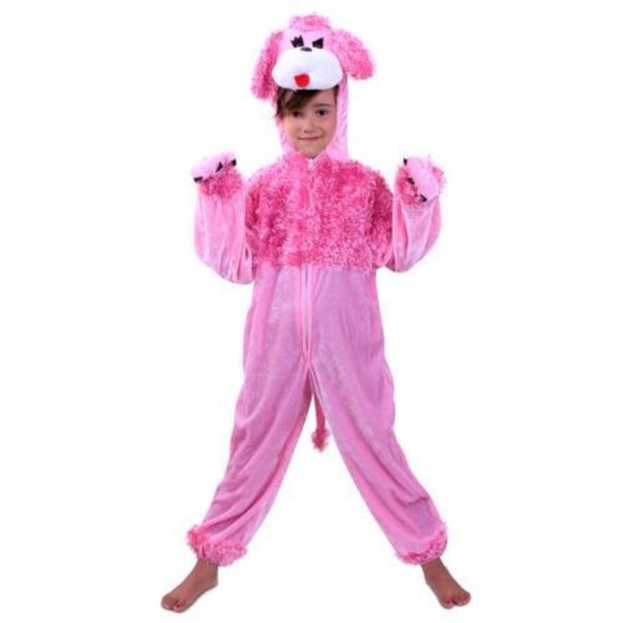 Poedel pluche roze kids