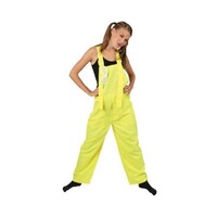 Tuinbroek fluor geel kids
