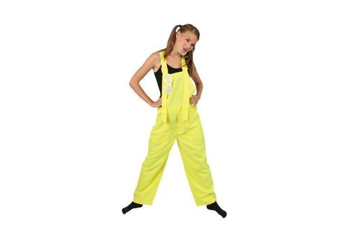 Tuinbroek Fluor Geel Kids 