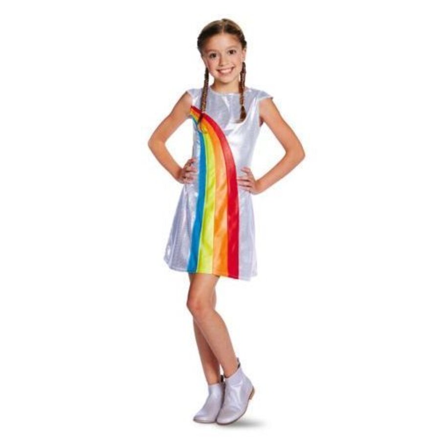 Verkleedjurk K3: Regenboog  kids