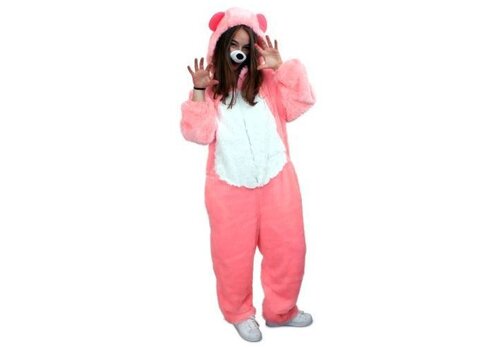 Funny beer pluche fl. pink 