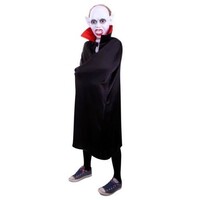 Dracula cape zwart/rood kids