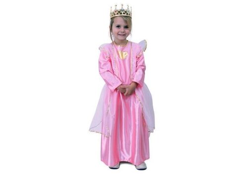 Prinses rose met hartje goud 