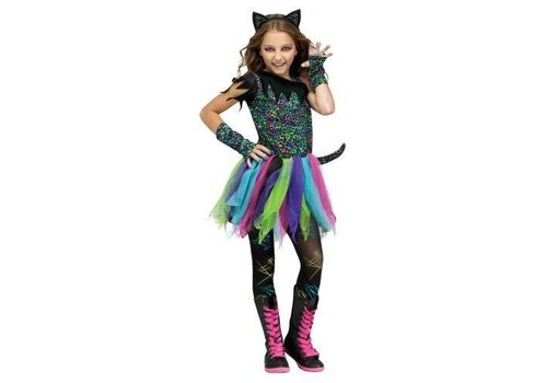 Tijger neon kleuren kids 