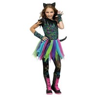 Tijger neon kleuren kids maat 116-128