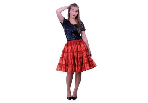 Petticoat  laags rood 