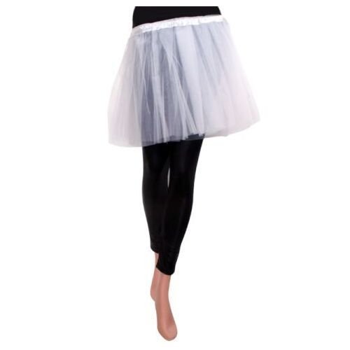 Tule rokje kids wit one size 