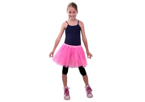 Tule rokje kids roze one size 