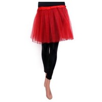 Tule rokje kids rood one size