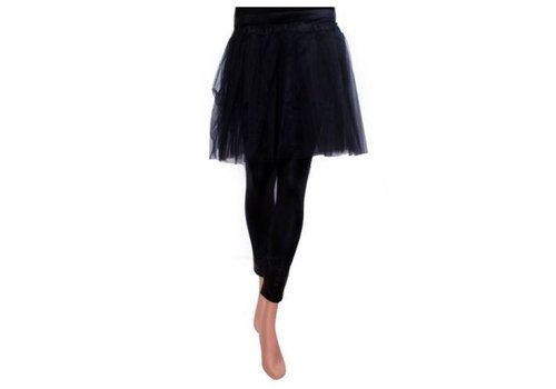 Tule rokje kids zwart one size 