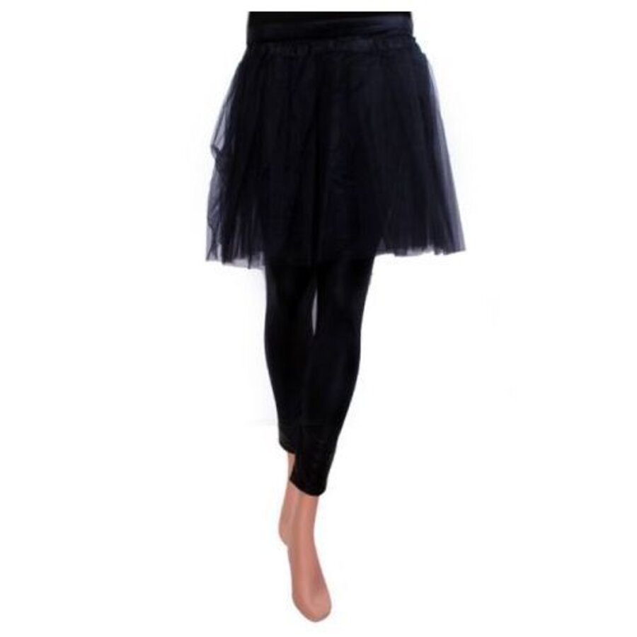 Tule rokje kids zwart one size