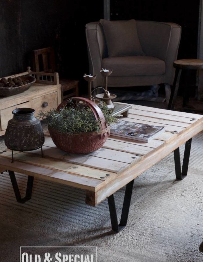 salontafel industrieel - old and special