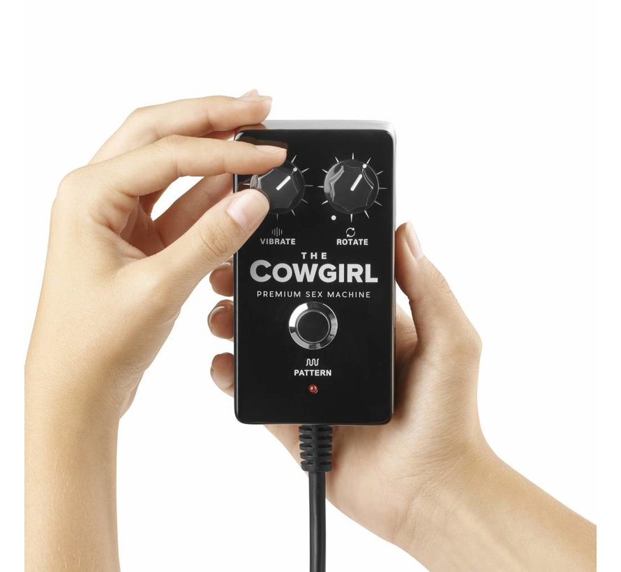 The Cowgirl - Premium Riding Seks Machine Zwart