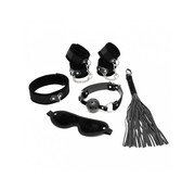 Rimba RIMBA - Velcro Soft Bondage Set Black (6-Pieces)