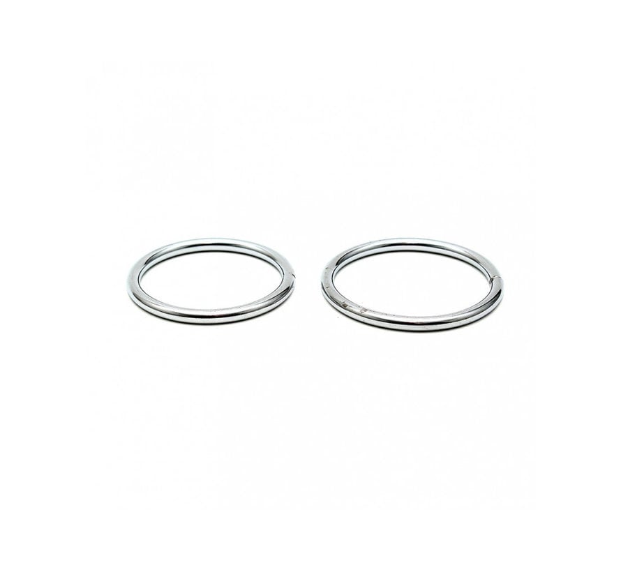 Cockring staal set 40 mm + 45 mm