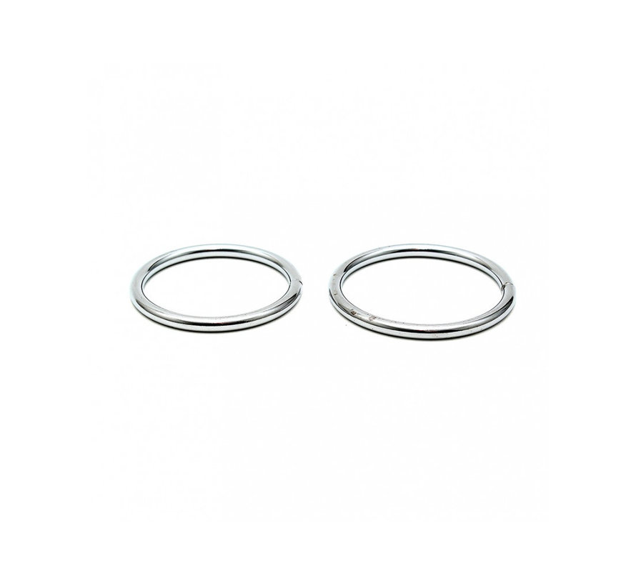 Cockring staal set 50 mm + 55 mm
