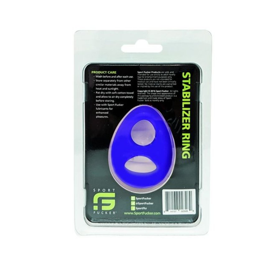 Sport Fucker Stabilizer Cock Ring - Blauw