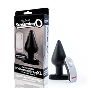 The Screaming O The Screaming O - Vibrating Plug XL Black