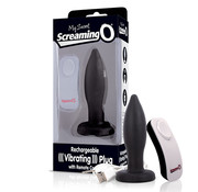 The Screaming O The Screaming O - Vibrating Plug Black