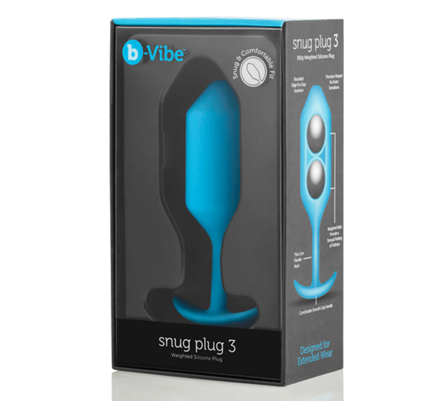 B-Vibe - Snug Plug 3 Blauw