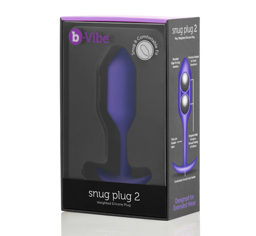 B-Vibe - Snug Butt Plug 2 Purple