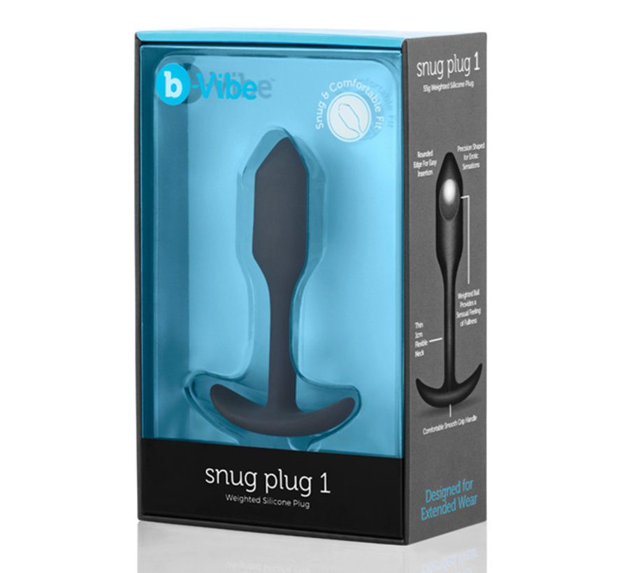 B-Vibe - Snug Butt Plug 1 Black