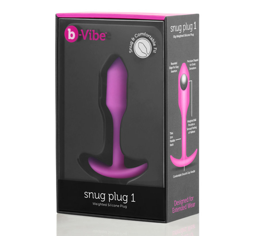 B-Vibe - Snug Butt Plug 1 Fuchsia