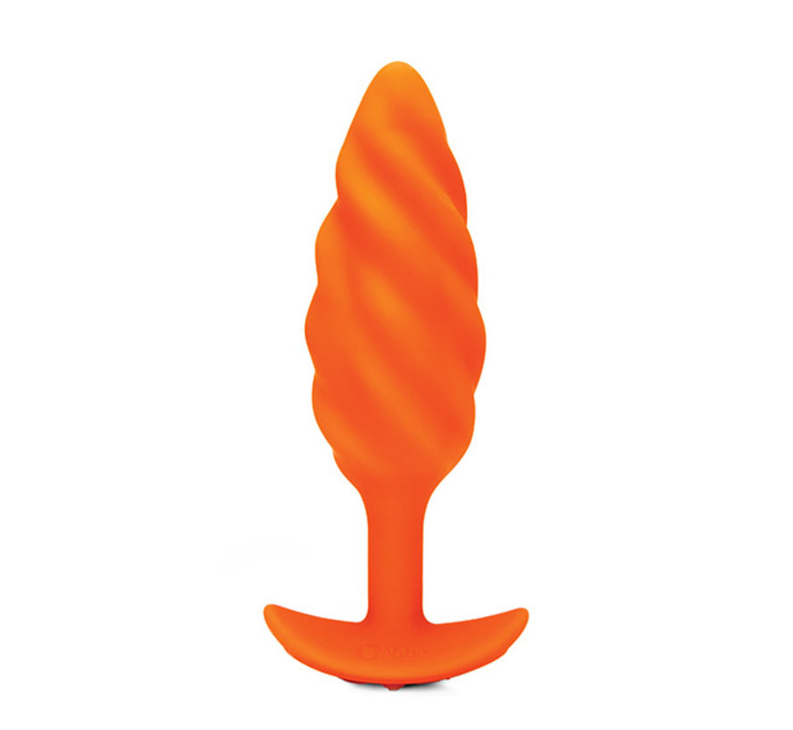 B-Vibe - Texture Plug Swirl Oranje