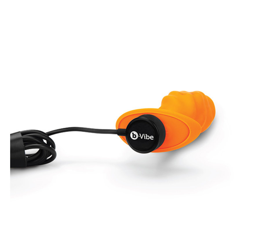 B-Vibe - Texture Plug Swirl Orange